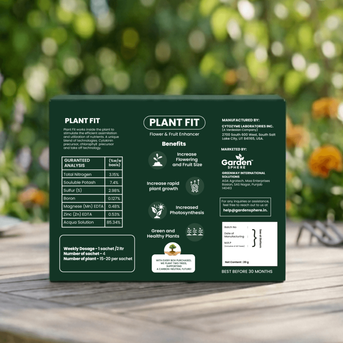 Plant fit